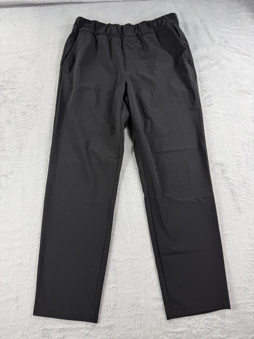 Vuori Womens Medium Black Miles Ankle Pants Medium Elastic Waist Pockets Jogger